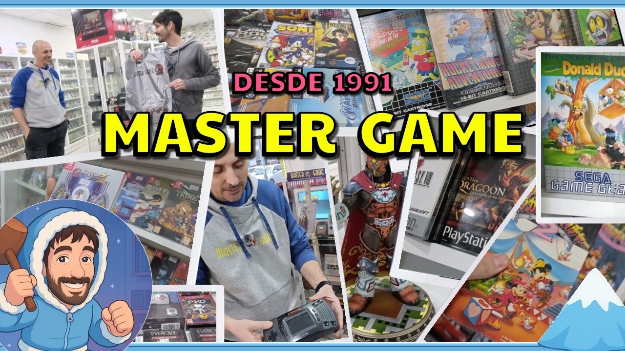 MASTER GAME : La histórica tienda de videojuegos retro y actual de Granada