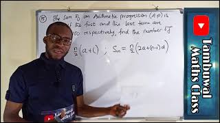 NECO 2020 Question 15 | Arithmetic Progression