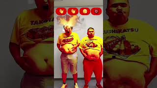[BIG Collaboration] 120kg Twin Sumo Wrestlers' Controversial Dance #dance#shorts #Charlotte #Ndaho