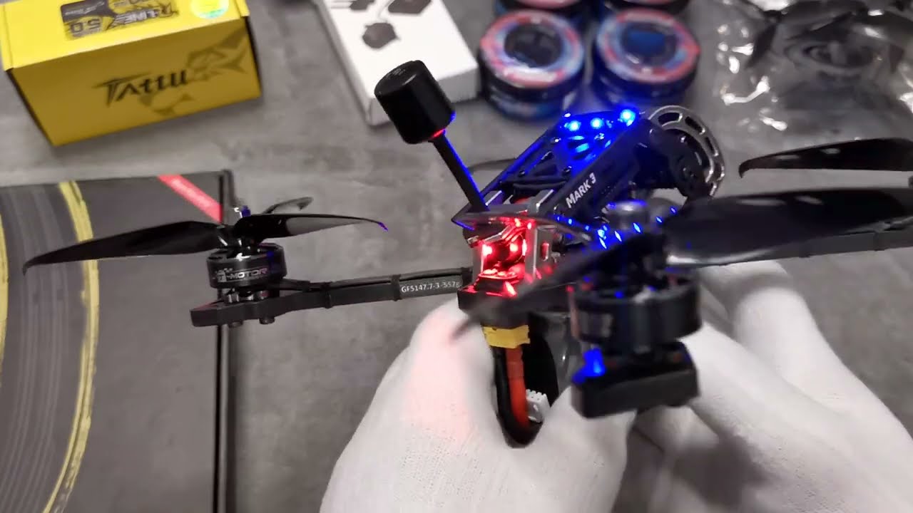 Dron GePRC Mark 3 T5 5.5" 6s DJI o4 PRO "Wydział Pościgowy" V-Max 200Km/h +++