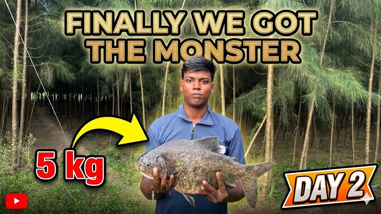💢😱 5kg monster fish ஒரு வழியா பல போராட்டங்களுக்கு பிறகு மீன ...