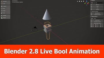 Blender 2.8 Live Boolean Animation