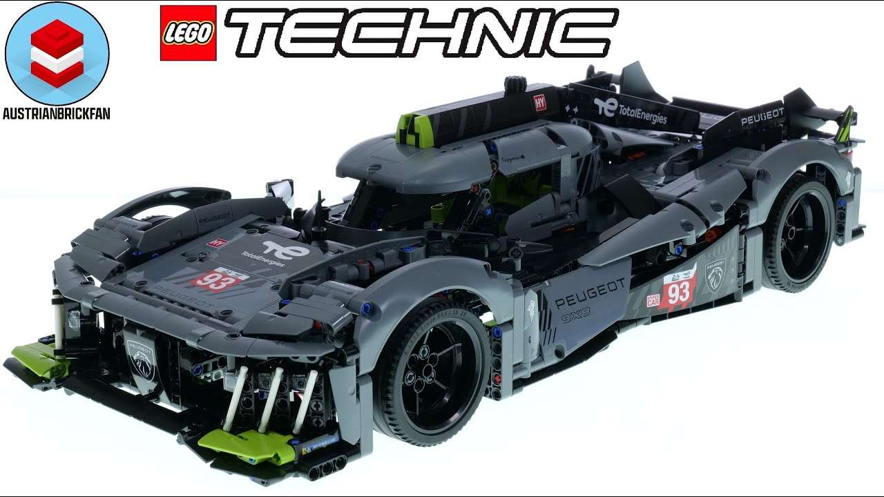 Peugeot 9X8 By Lego Technic Brings Le Mans Race Car To Your Table