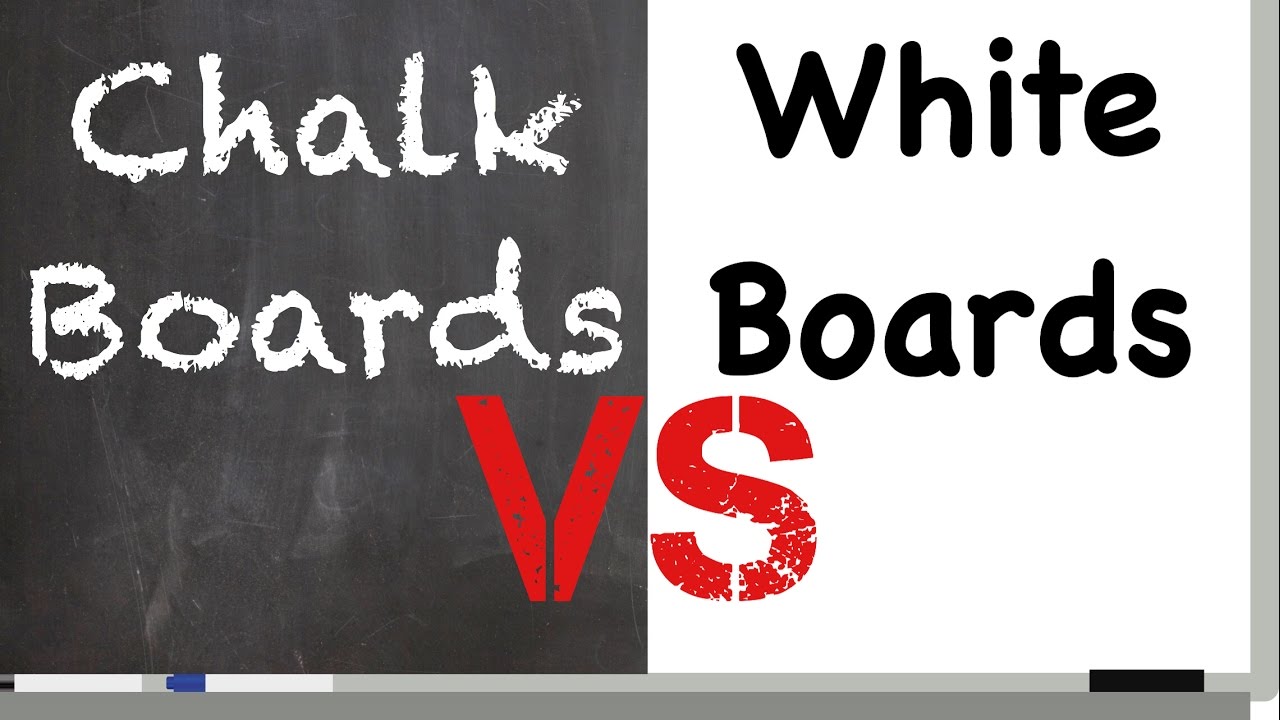 Chalkboards vs. Whiteboards - YouTube Chalkboards vs. Whiteboards - YouTube