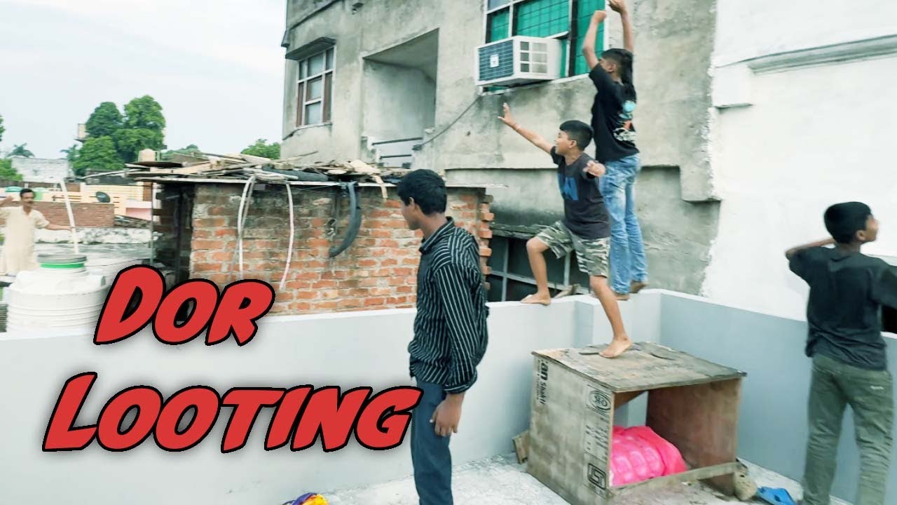 Kite Manjha Looting From Rooftop | Kite Vlog | Kite Manjha | Kite Looting