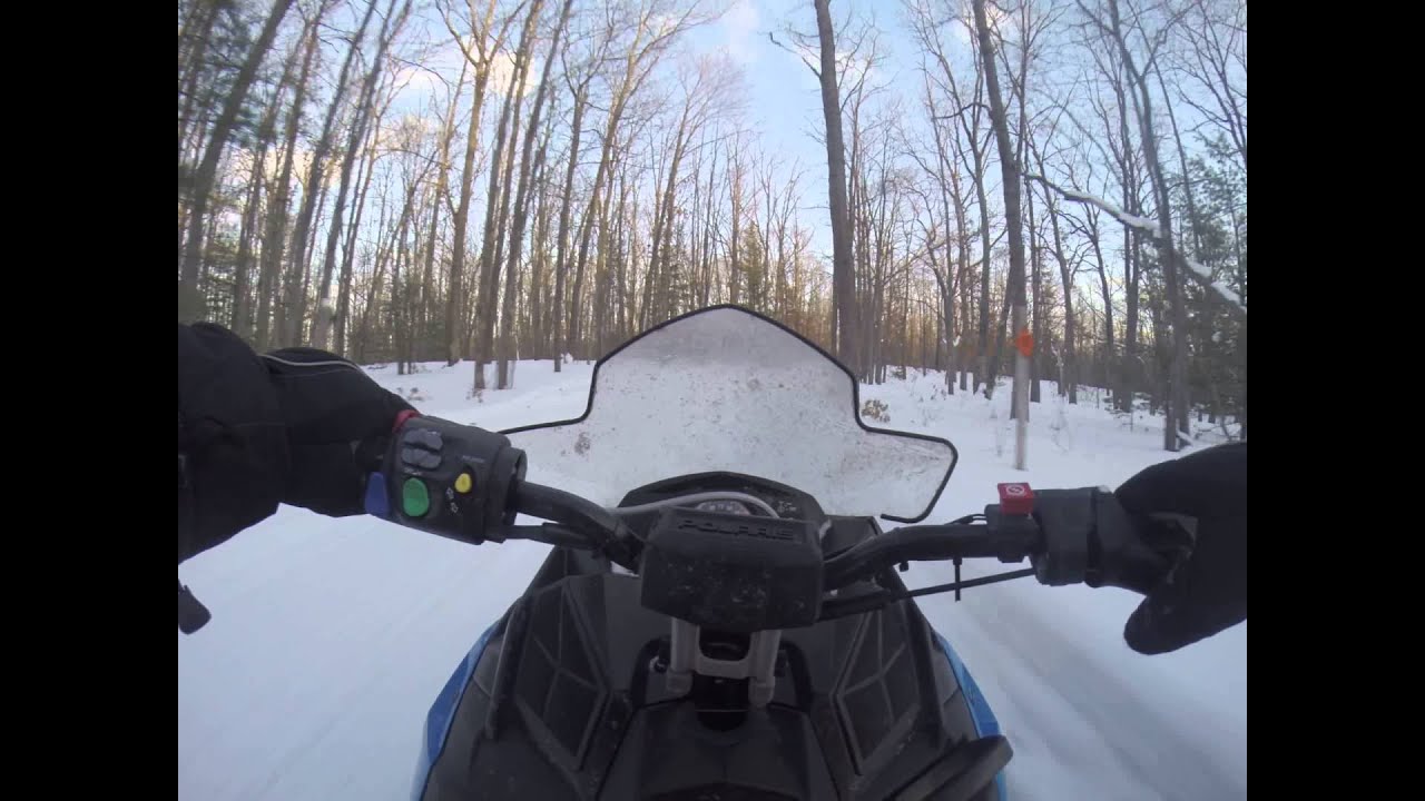 Day playing on the Snowmobile in Traverse City Michigan YouTube