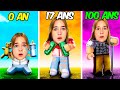 Jai vcu 100 ans en 24 heures dans roblox  je suis une vieille femme 