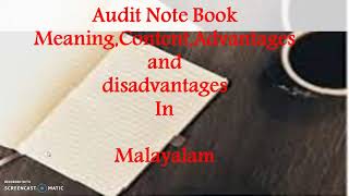 Audit Notebook