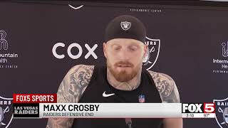 Las Vegas Raiders AJ Cole extends contract, Crosby recovering from surgery