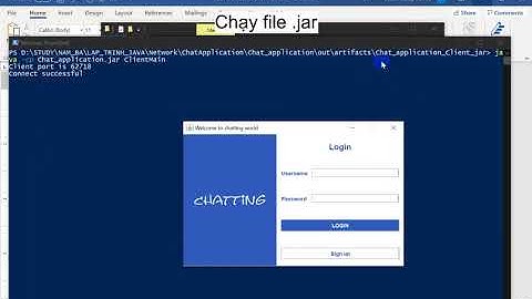 [Demo video] Lập trình ứng dụng Java - Chat Application