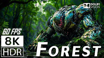 HIDDEN WORLD 8K HDR 60FPS | Discover the Secrets of the Deep Forest