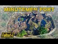FALLOUT 4 | The ULTIMATE Minutemen Stronghold – No Raider Will Survive #fallout4 #fallout #fallout76