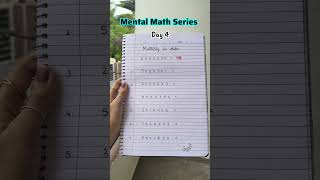 Mental Math Series (6+ years)Day 4 Save it !!#mathworksheetsforkids #mentalmaths🧠
