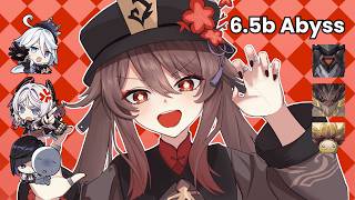 C1 Hu Tao Speedrun NEW 6.5b Abyss Top Half in 76s | Genshin Impact