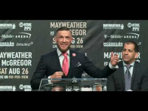 Conor McGregor Floyd Mayweather press conference 7/11 ( Uncensored )