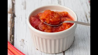 Cinnamon Stewed Rhubarb