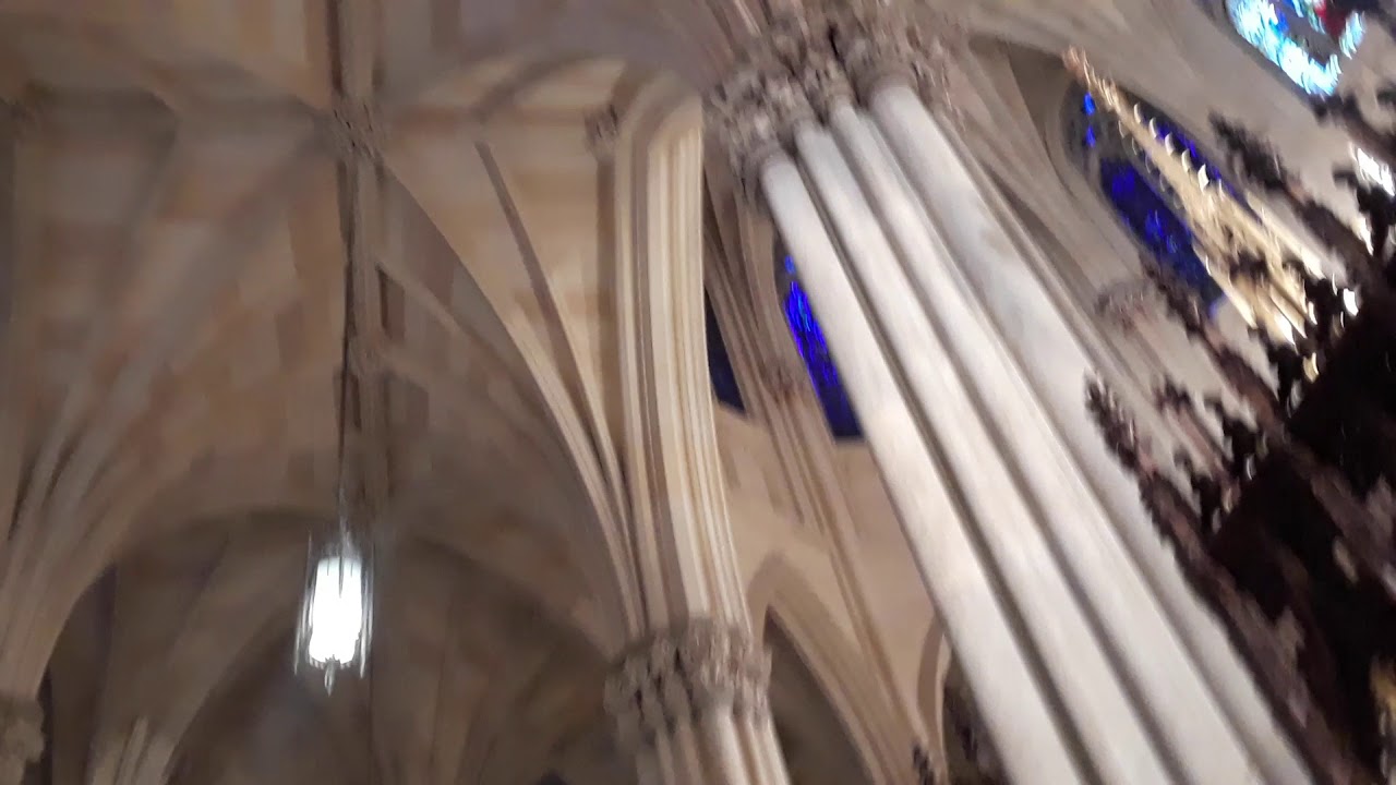 New York City up-close - organ music at St Patricks Cathedral, August ...