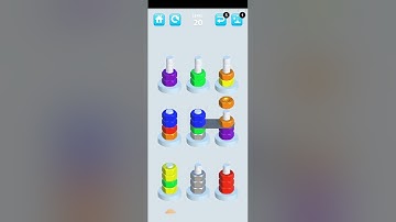 Nuts Sort Level 20 #gameplay #nutssort