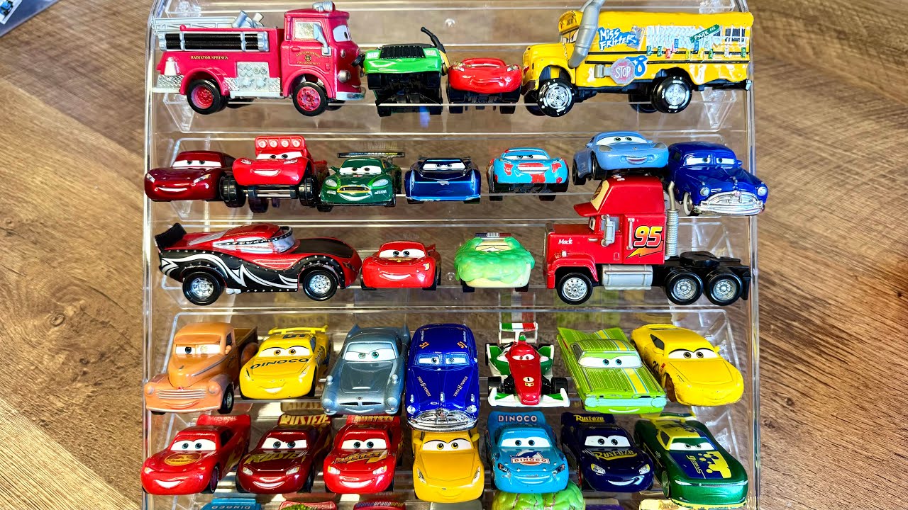 Looking For Disney Cars on Rocky Road | Cars Toys Review | Lightning McQueen, Smokey, Cruz, Sally
