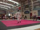 Karate action at Australian Open