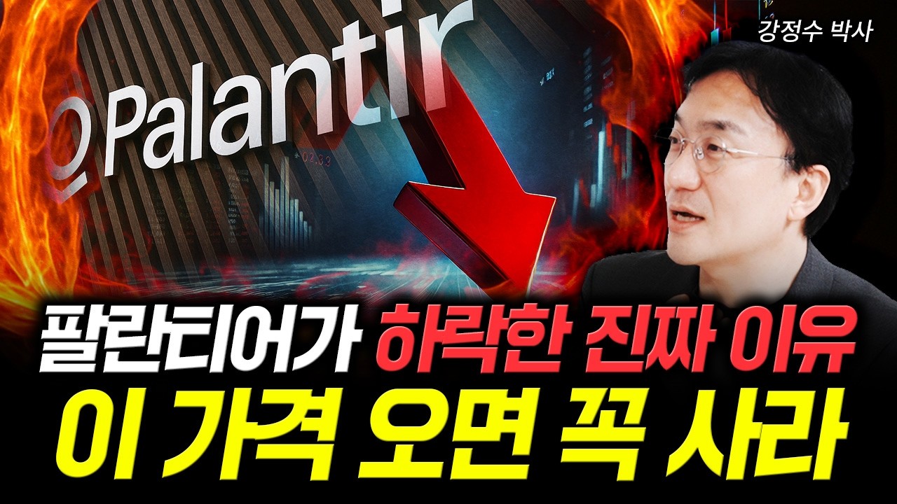 팔란티어가 하락한 진짜 이유. 이 가격 오면 꼭 사라 | 강정수 박사 3부