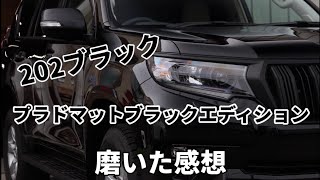 ランクルプラド 202を磨いた感想 - YouTube