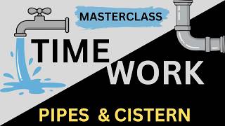 Pipes &amp; Cistern Mastery 💧 | 6 Questions That Decide Your Time &amp; Work (CAT 2026)