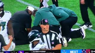 Eagle ST #45 Ja’Quinden Jackson injury play