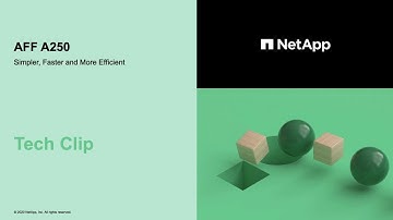 NetApp AFF A250 Virtual Tour - Tech Clip