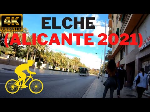 2021 Elche (Alicante) TODAY  - 4k SightSeing -  City Center - SUMMER IS HERE! - CYCLING IN SPAIN.
