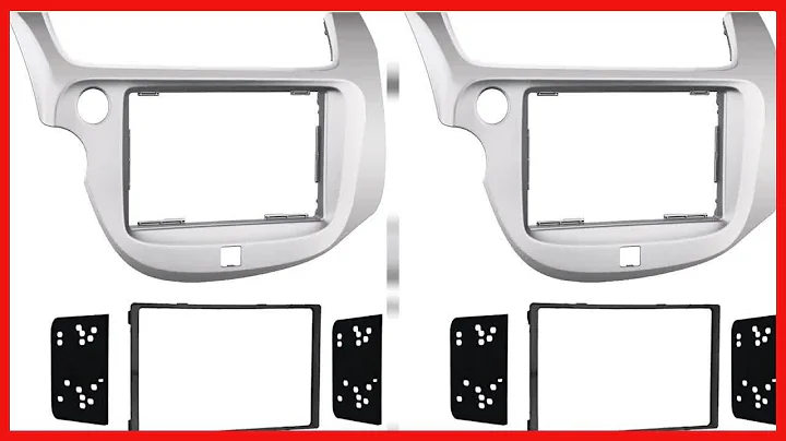 Metra 2009 - 2013 Honda Fit Dash Kit Double Din for Radio Install Silver