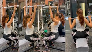 Anveshi Jain Hot Gym Training Anveshi Jain Anveshi Jain Gym Video Mc Plus Tv