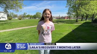 Center Line girl recovers months after an SUV crashed into her bedroom