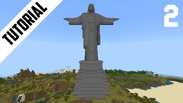 Minecraft: How to Build Christ the Redeemer Statue 2b2t (Step By Step) Part 2