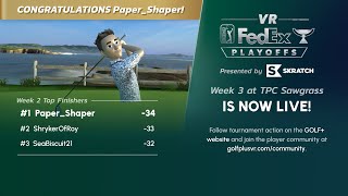 VR FedExCup Playoffs Week 2 Qualifier Winner