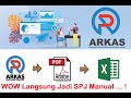 TERBARU 2022...CONVERT KERTAS KERJA ARKAS 3.3 DARI PDF KE EXCEL LANGSUNG JADI ...!