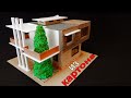 Дом из картона Своими руками. Как сделать? How to make a house out of cardboard.Modern House.