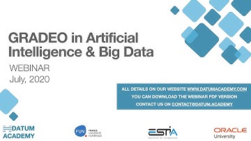 GRADEO in AI & BIG DATA - WEBINAR JULY 17th ❘❘ DATUM ACADEMY