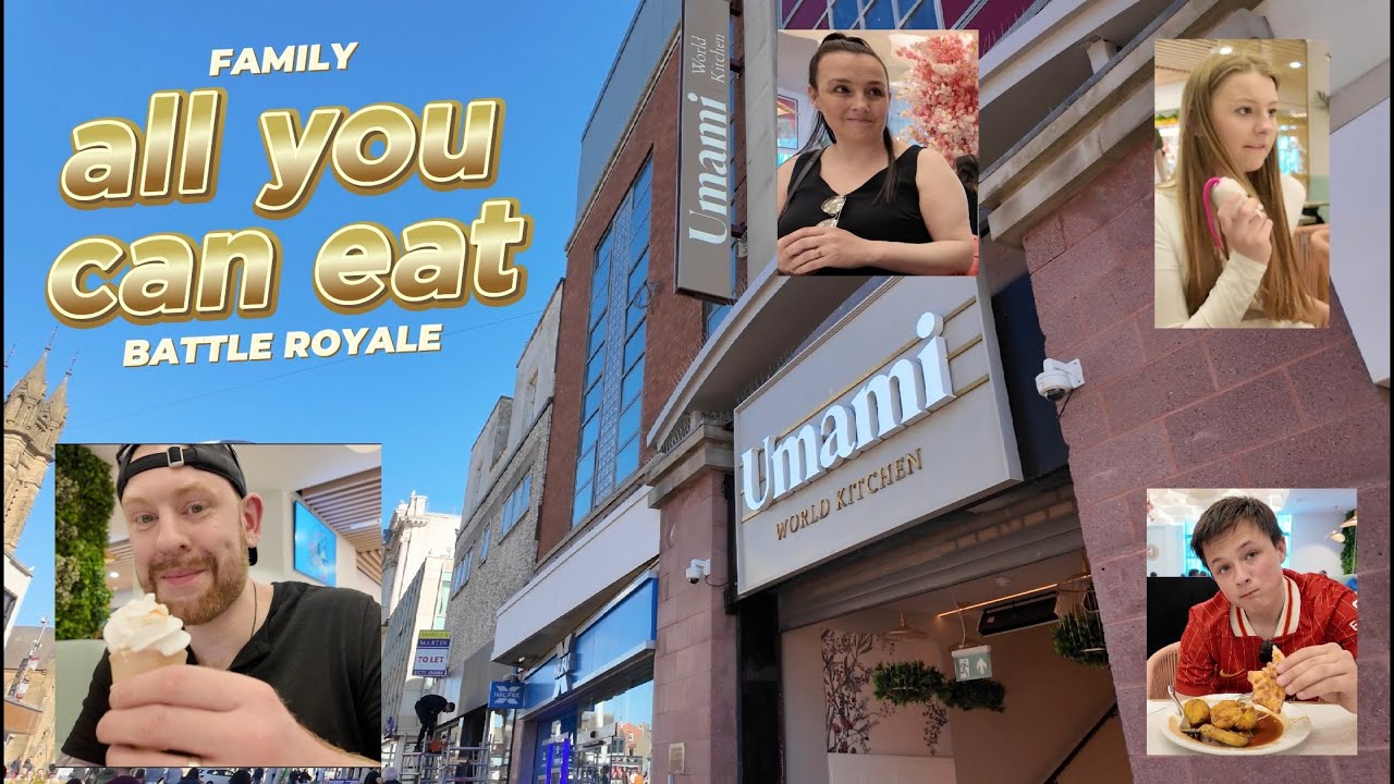 I take on Umami world kitchen's ALL YOU CAN EAT in Blackpool