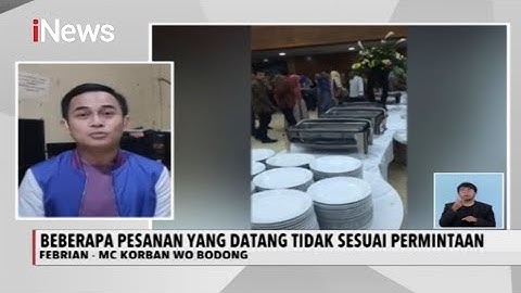 Kesaksian MC dari W.O Bodong: Hari Pertama Pandamanda Sudah Bermasalah - iNews Siang 06/02