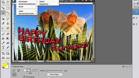 Photoshop ElementsTutorial 07-2 How To Simulate 3D Text
