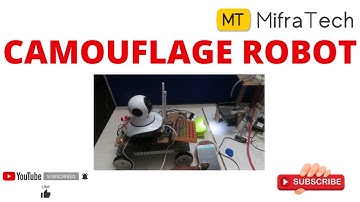 Camouflage robot project demonstration #roboticsprojects #sensorprojects #blinkappprojects