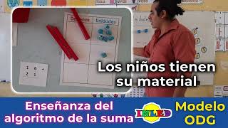 Teaching the addition algorithm - First grade of primary school 2023