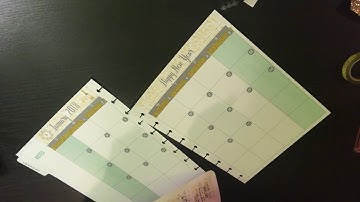 Happy Planner Monthly PWM featuring MemoriesandPastimes January 1, 2018