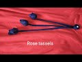 How to make rose tassel/sabi&#39;s creation