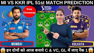 MI vs KKR Dream11 Prediction | dream11 team of today match | IPL 2024 | FANTASY CRICBALL