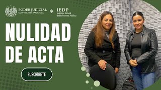 Nulidad de Acta de Nacimiento