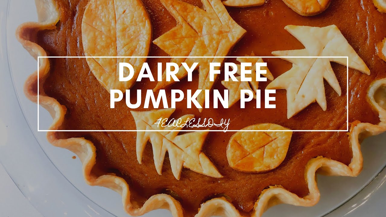 Dairy Free Pumpkin Pie
