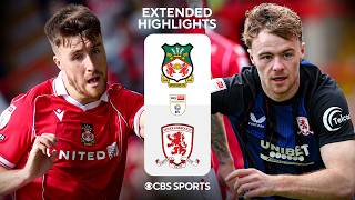 Wrexham vs. Middlesbrough: Extended Highlights | EFL Championship | CBS Sports Golazo