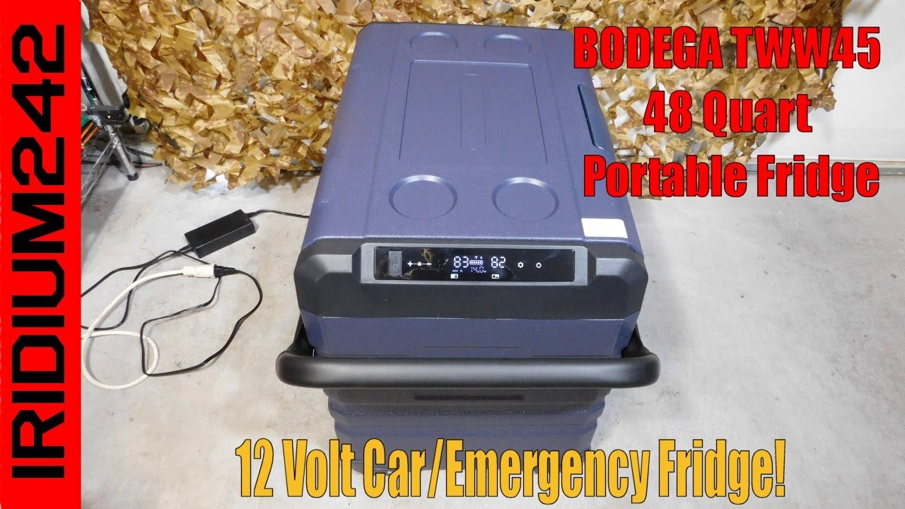 BODEGAcooler Portable Refrigerator 48Qt/45L12V